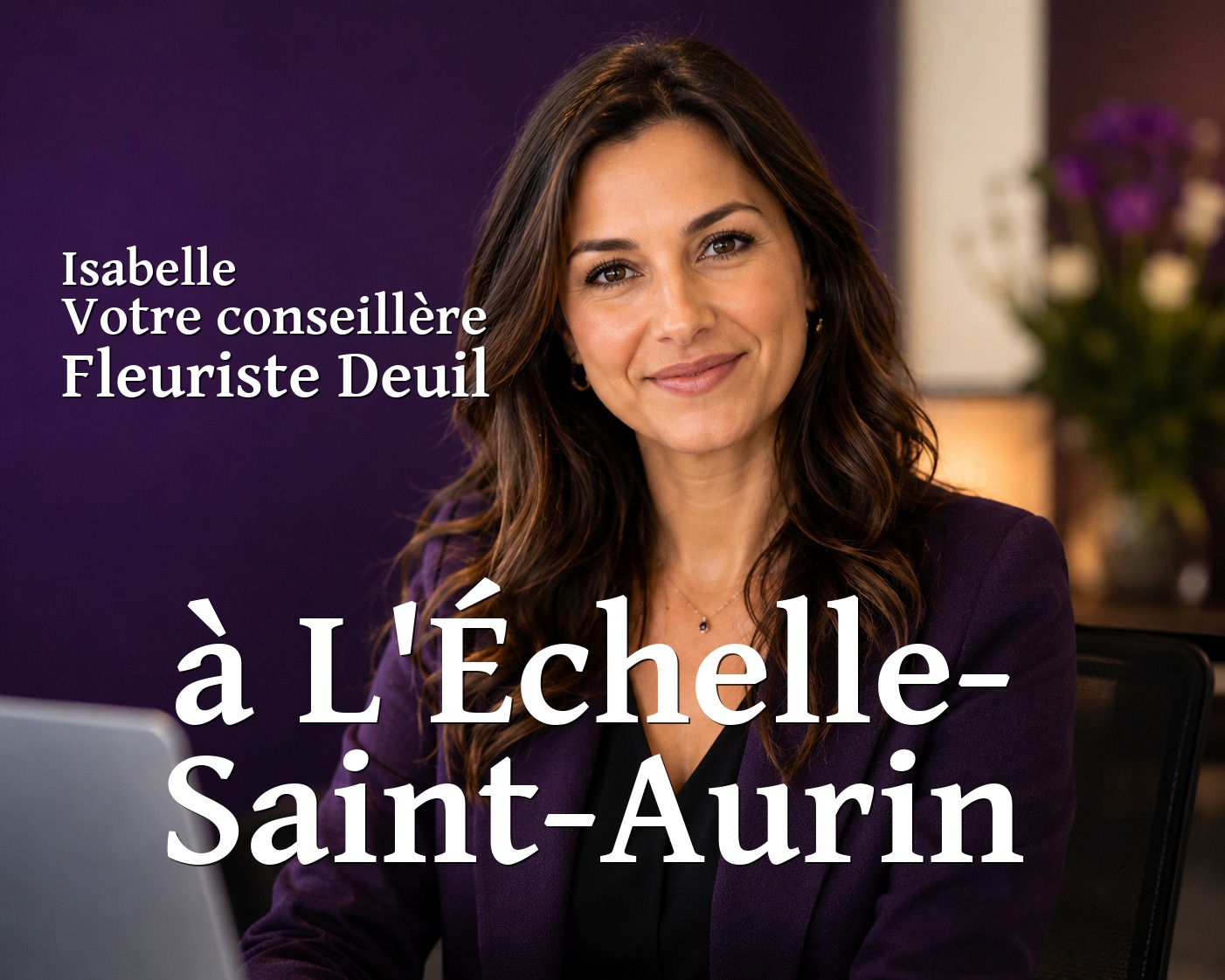 Isabelle, votre conseillère Fleuriste Deuil à L'Échelle-Saint-Aurin