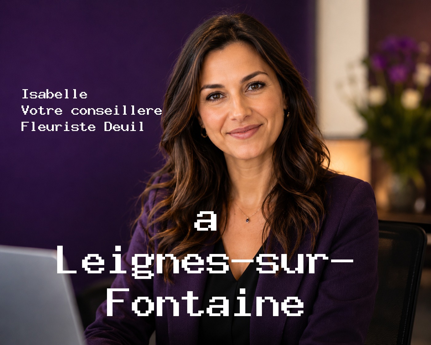 Isabelle, votre conseillère Fleuriste Deuil à Leignes-sur-Fontaine