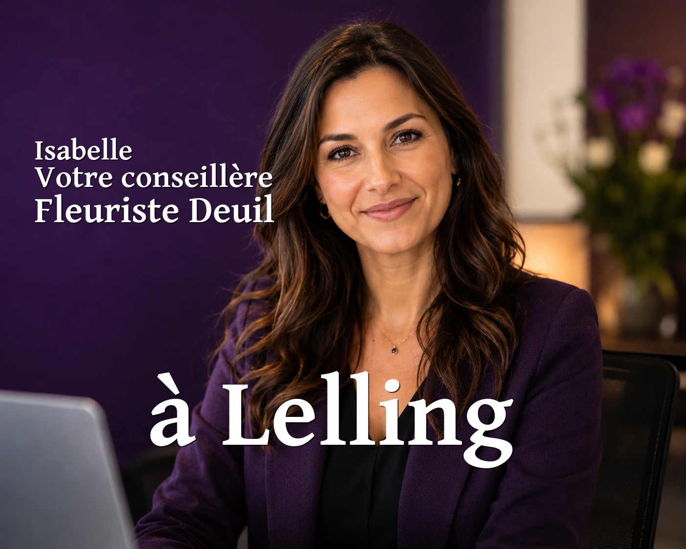 Isabelle, votre conseillère Fleuriste Deuil à Lelling