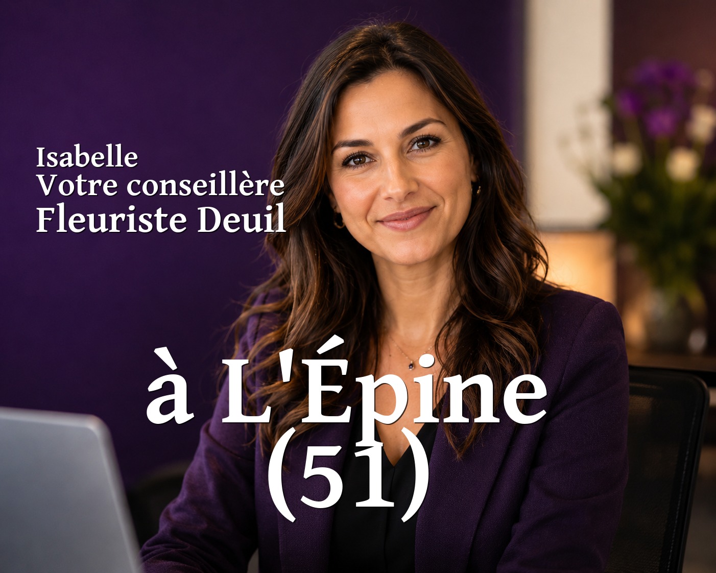 Isabelle, votre conseillère Fleuriste Deuil à L'Épine (51)