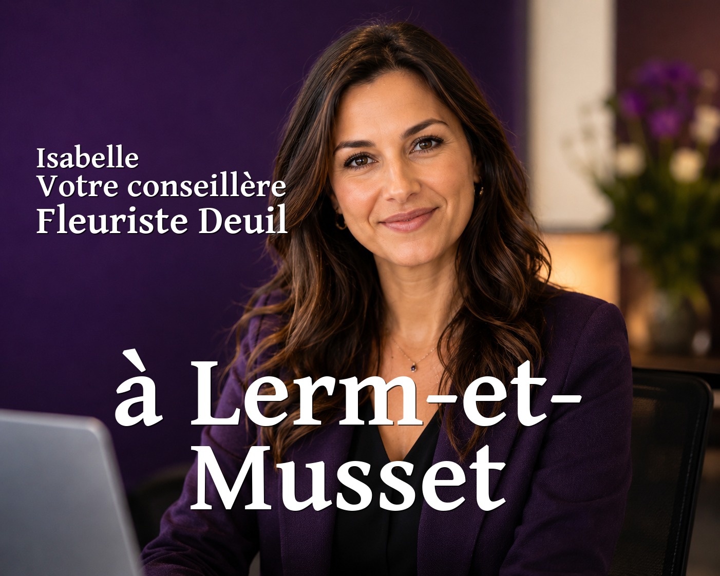 Isabelle, votre conseillère Fleuriste Deuil à Lerm-et-Musset