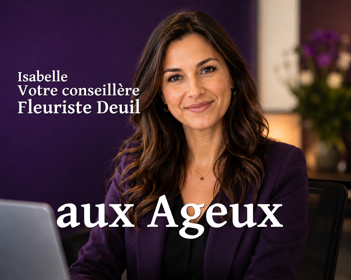 Isabelle, votre conseillère Fleuriste Deuil aux Ageux