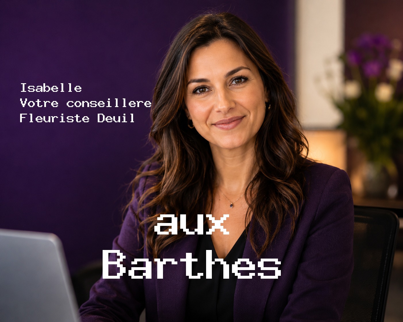 Isabelle, votre conseillère Fleuriste Deuil aux Barthes
