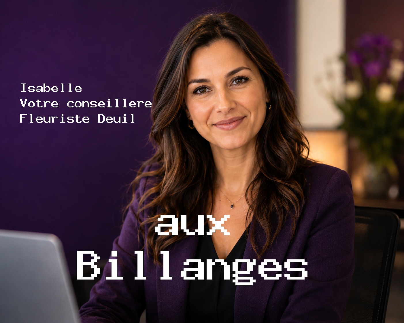 Isabelle, votre conseillère Fleuriste Deuil aux Billanges