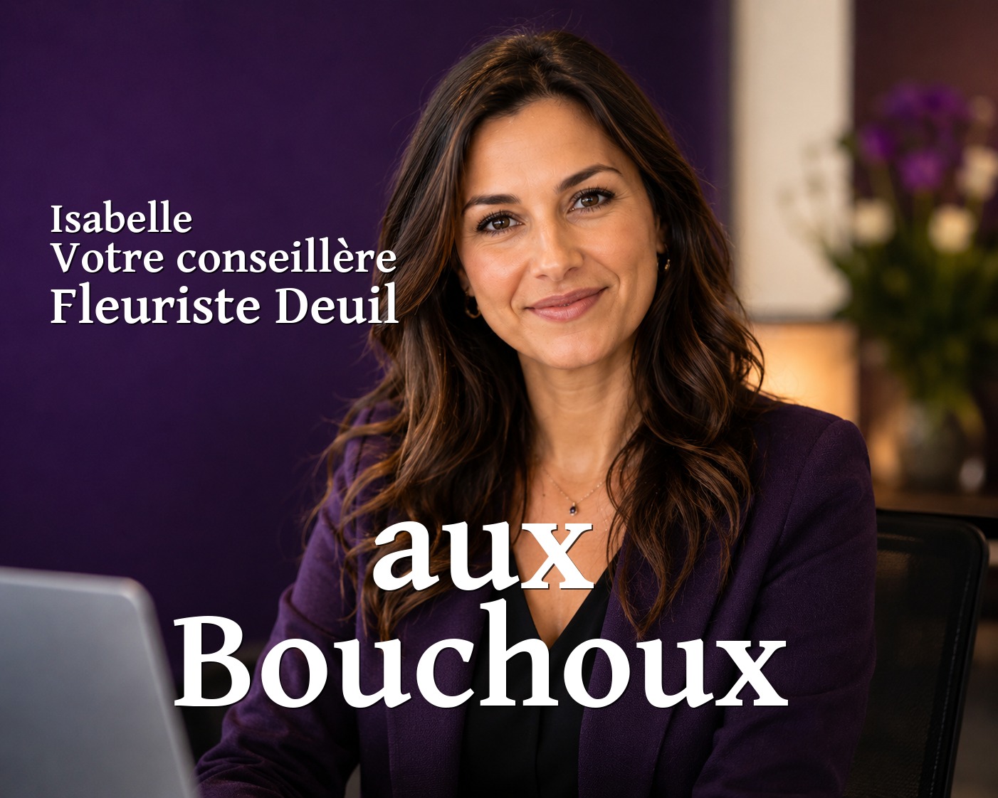 Isabelle, votre conseillère Fleuriste Deuil aux Bouchoux