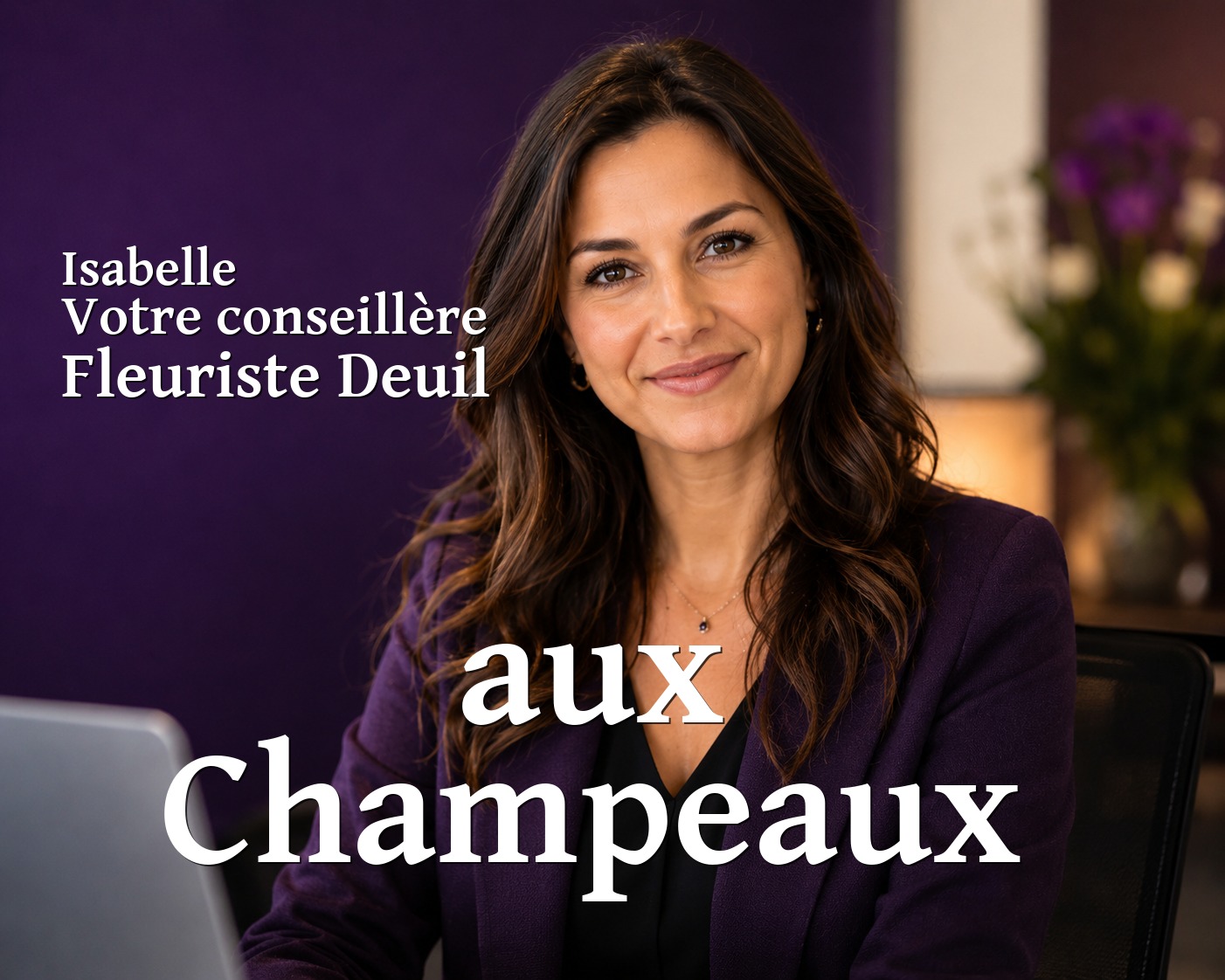 Isabelle, votre conseillère Fleuriste Deuil aux Champeaux