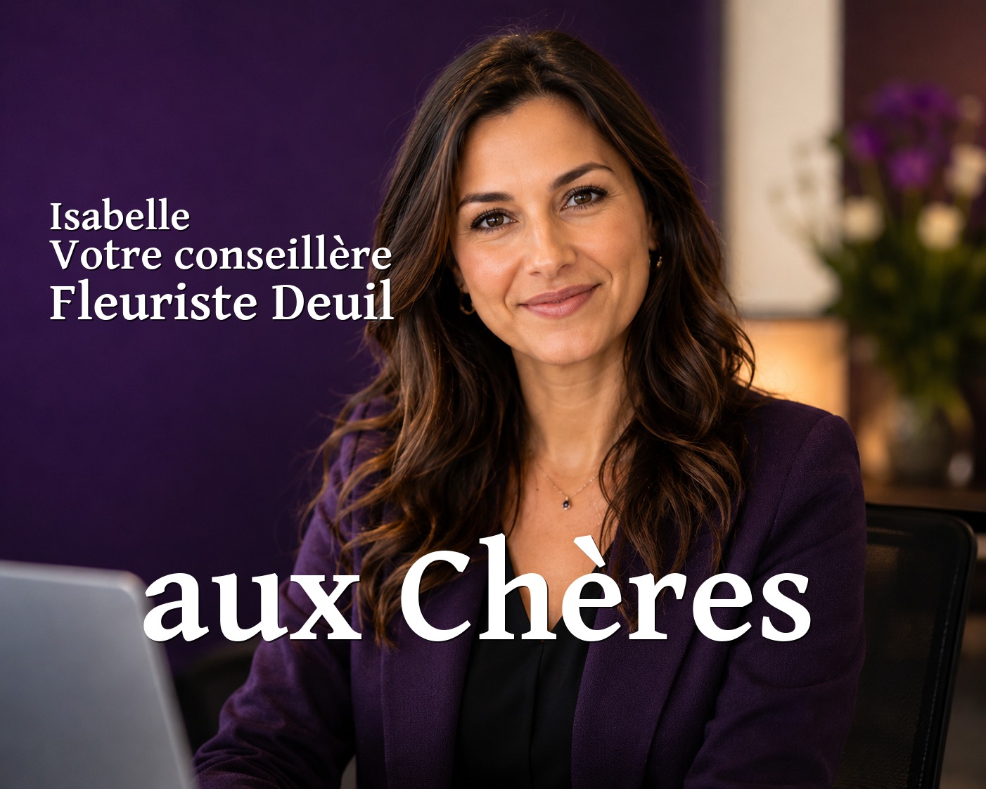 Isabelle, votre conseillère Fleuriste Deuil aux Chères