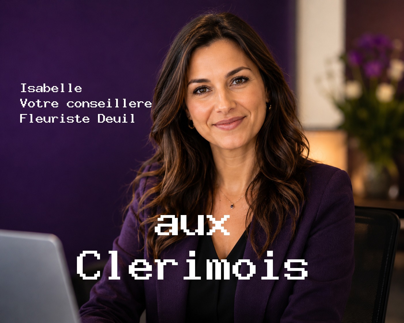 Isabelle, votre conseillère Fleuriste Deuil aux Clérimois