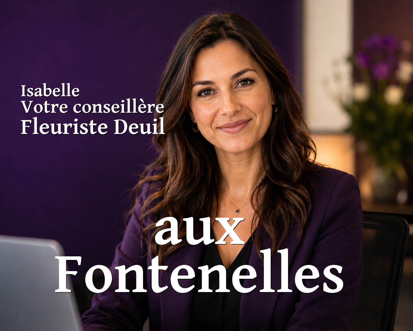 Isabelle, votre conseillère Fleuriste Deuil aux Fontenelles