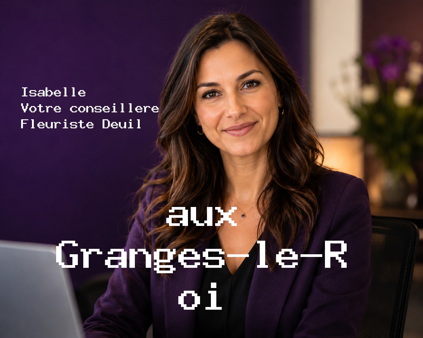 Isabelle, votre conseillère Fleuriste Deuil aux Granges-le-Roi