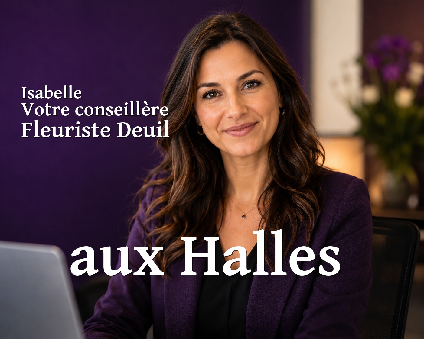 Isabelle, votre conseillère Fleuriste Deuil aux Halles
