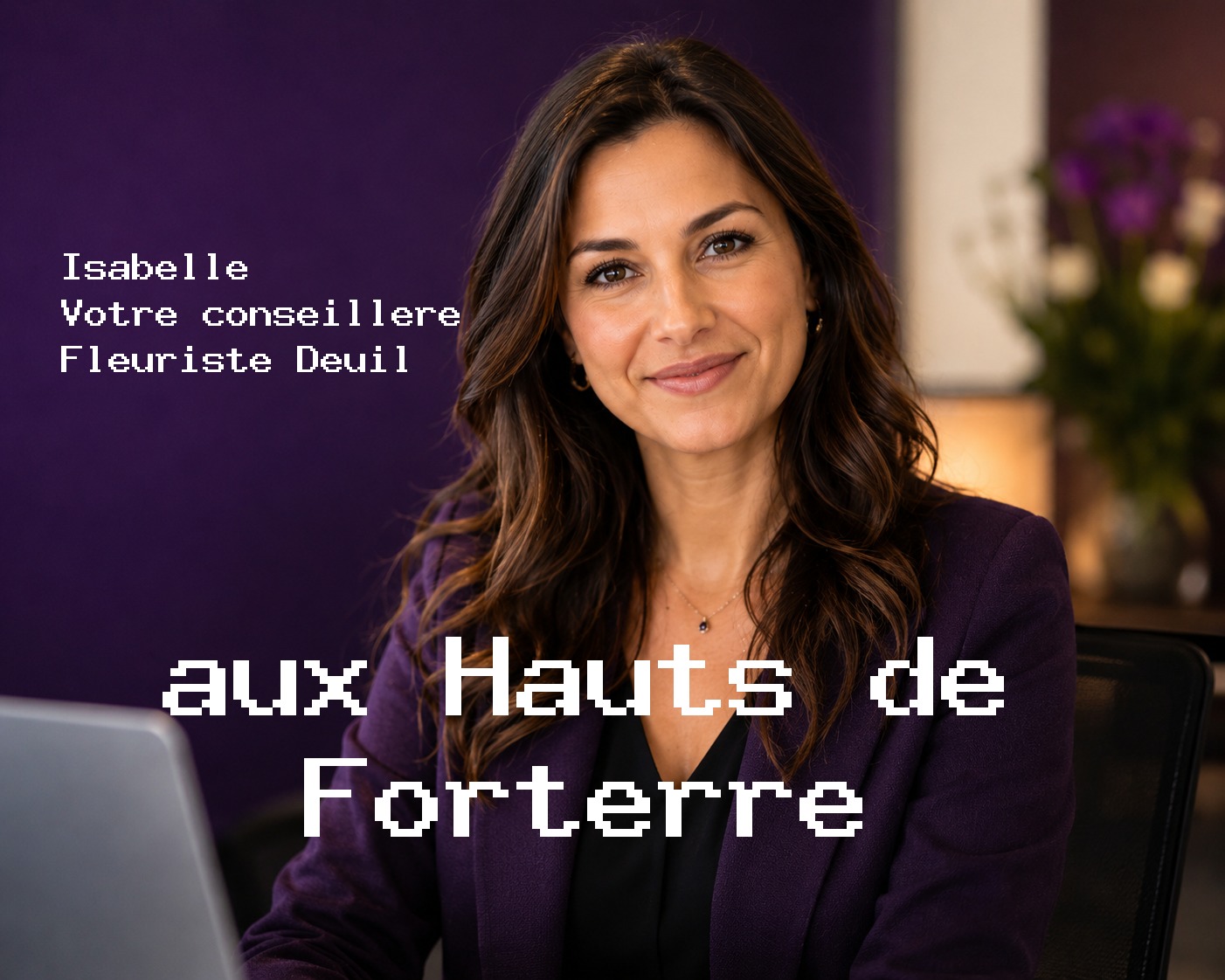 Isabelle, votre conseillère Fleuriste Deuil aux Hauts de Forterre