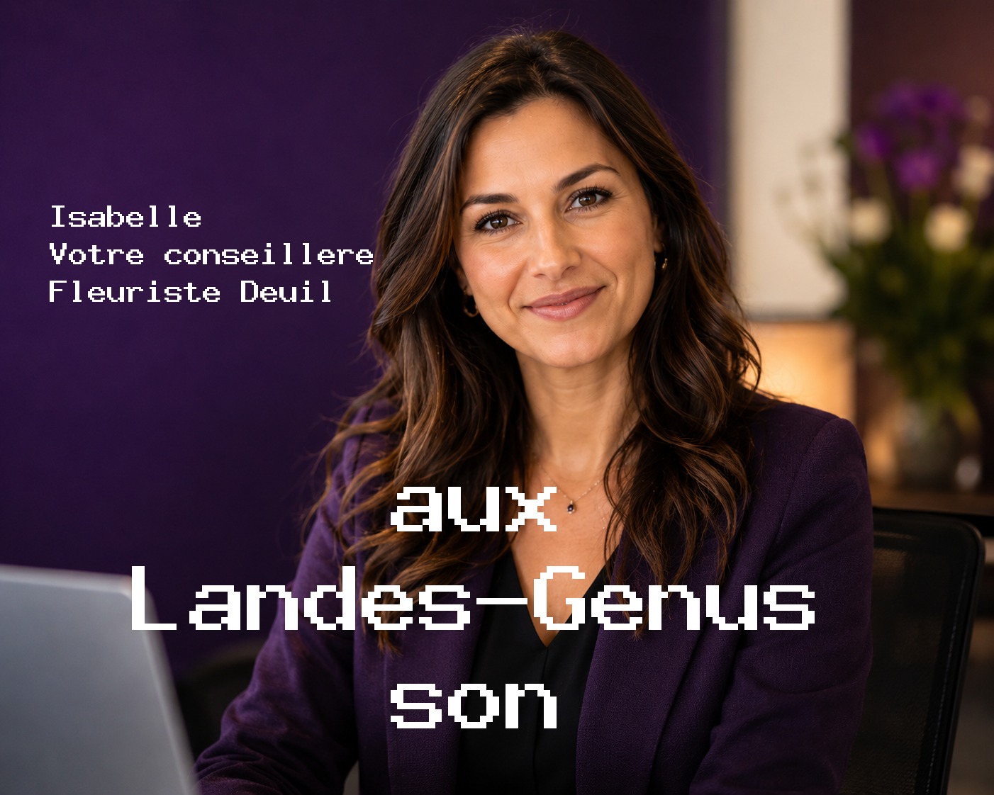 Isabelle, votre conseillère Fleuriste Deuil aux Landes-Genusson