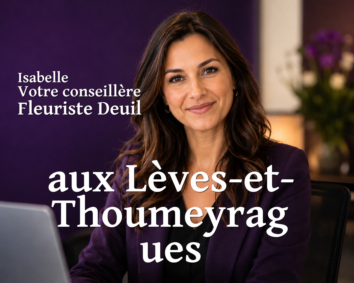 Isabelle, votre conseillère Fleuriste Deuil aux Lèves-et-Thoumeyragues