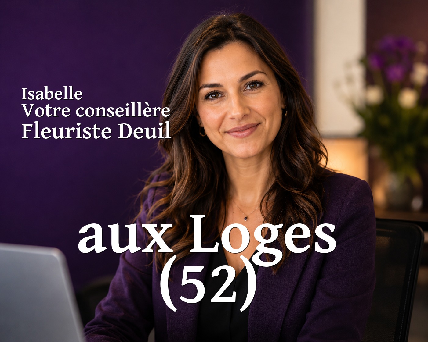 Isabelle, votre conseillère Fleuriste Deuil aux Loges (52)