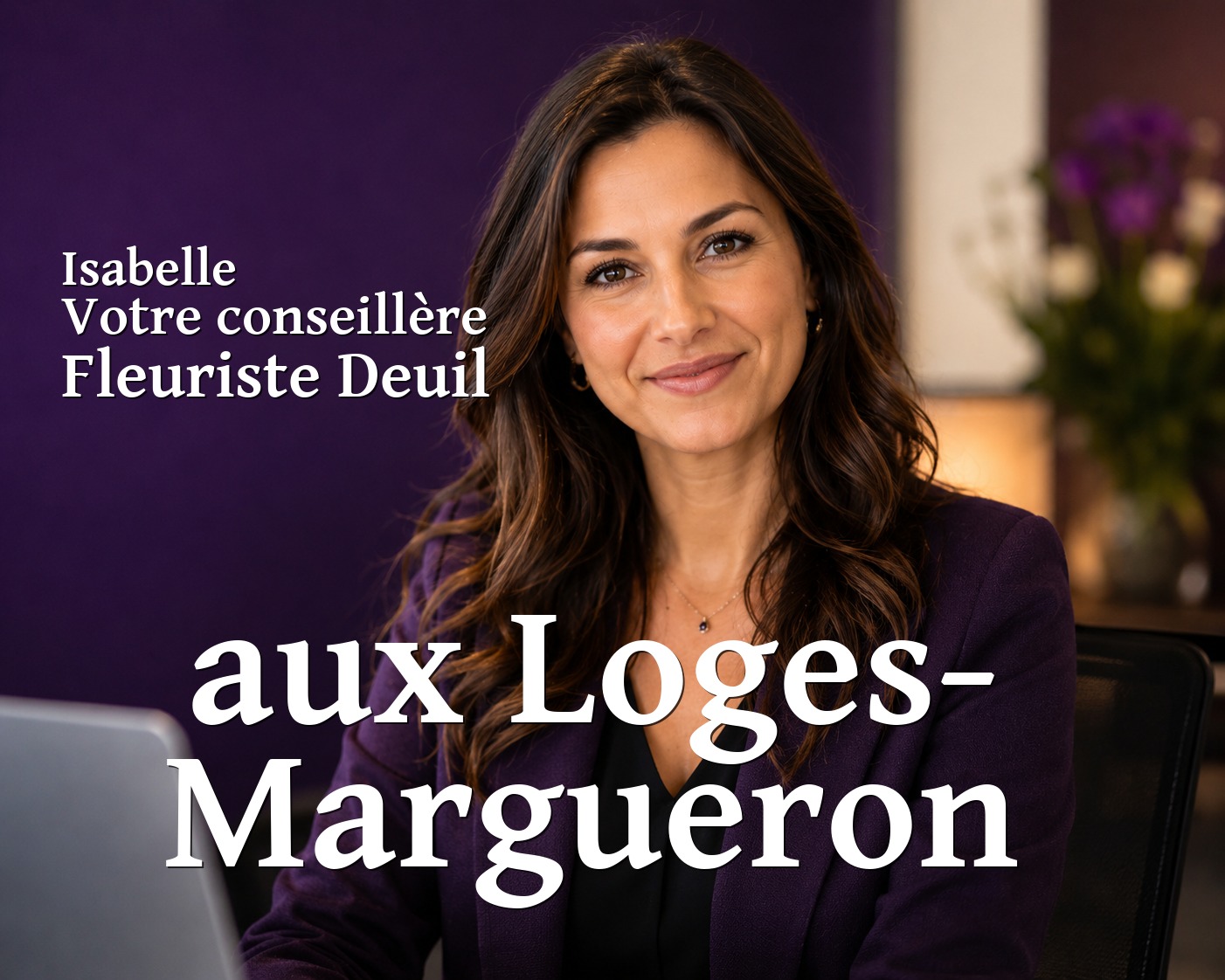 Isabelle, votre conseillère Fleuriste Deuil aux Loges-Margueron