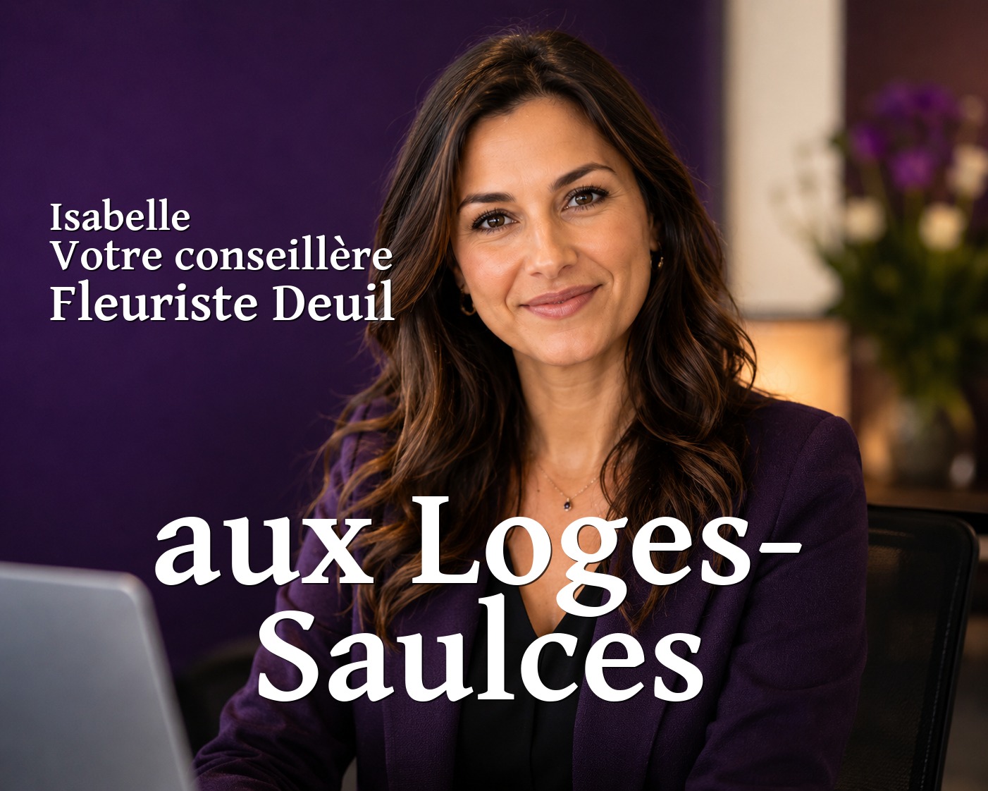 Isabelle, votre conseillère Fleuriste Deuil aux Loges-Saulces