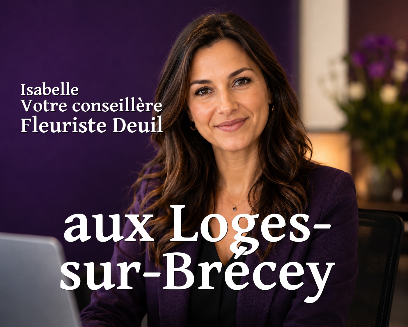 Isabelle, votre conseillère Fleuriste Deuil aux Loges-sur-Brécey