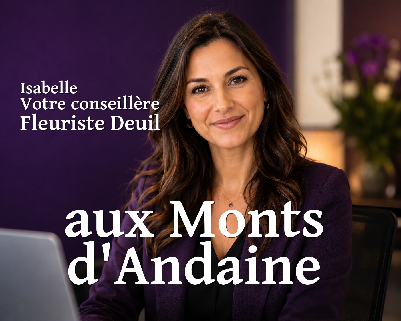 Isabelle, votre conseillère Fleuriste Deuil aux Monts d'Andaine