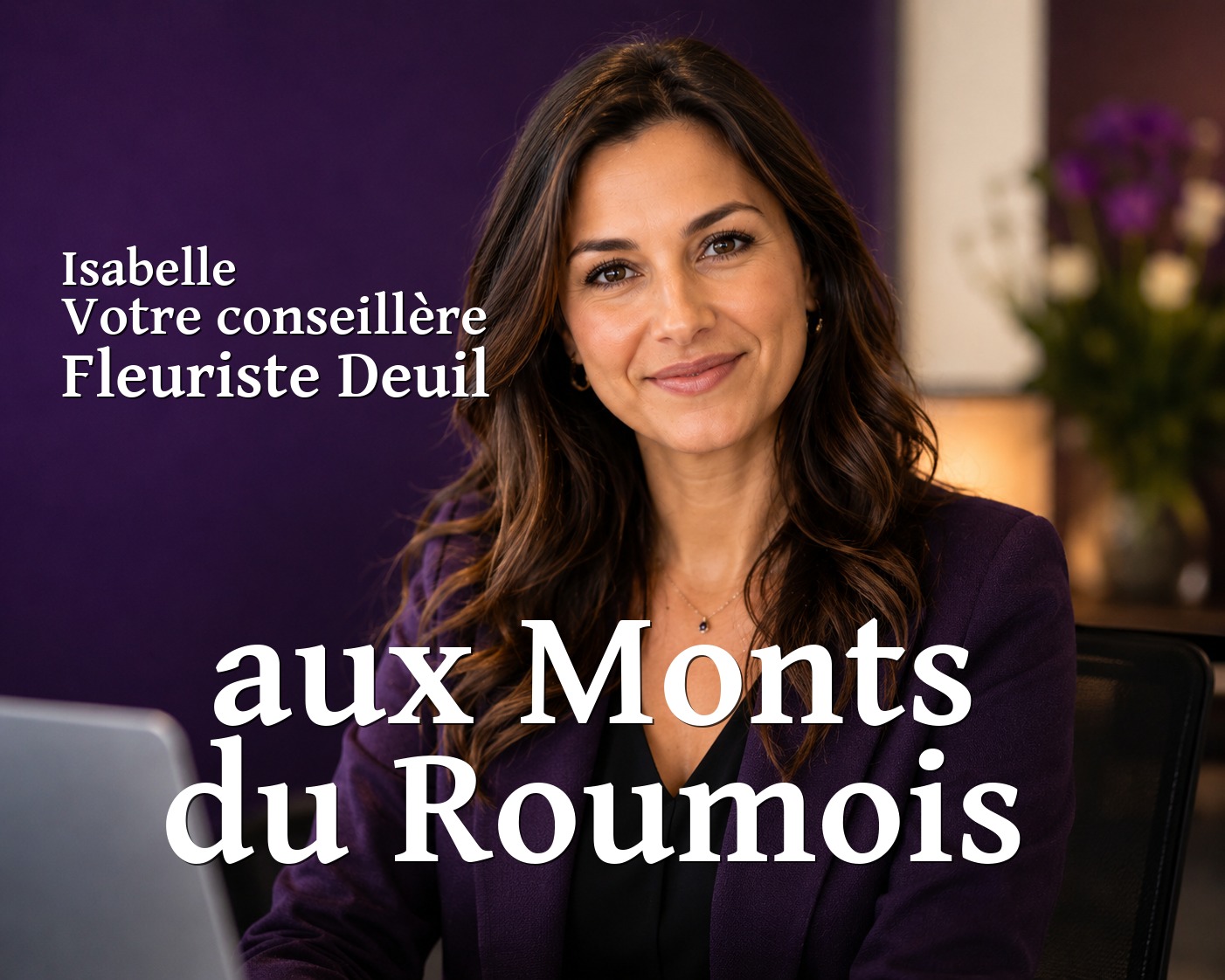 Isabelle, votre conseillère Fleuriste Deuil aux Monts du Roumois