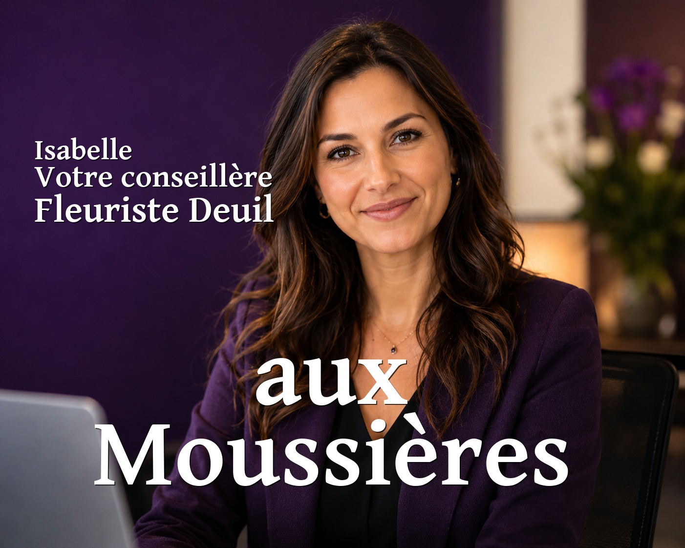 Isabelle, votre conseillère Fleuriste Deuil aux Moussières