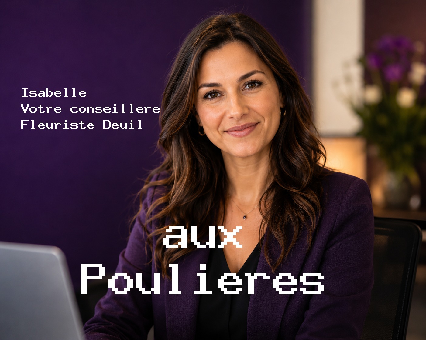 Isabelle, votre conseillère Fleuriste Deuil aux Poulières