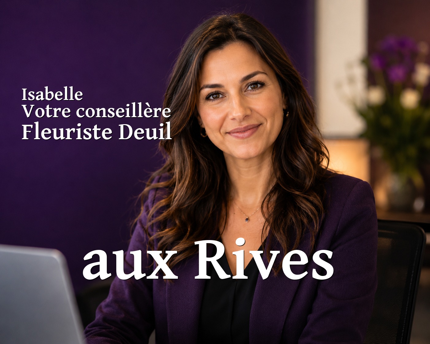 Isabelle, votre conseillère Fleuriste Deuil aux Rives
