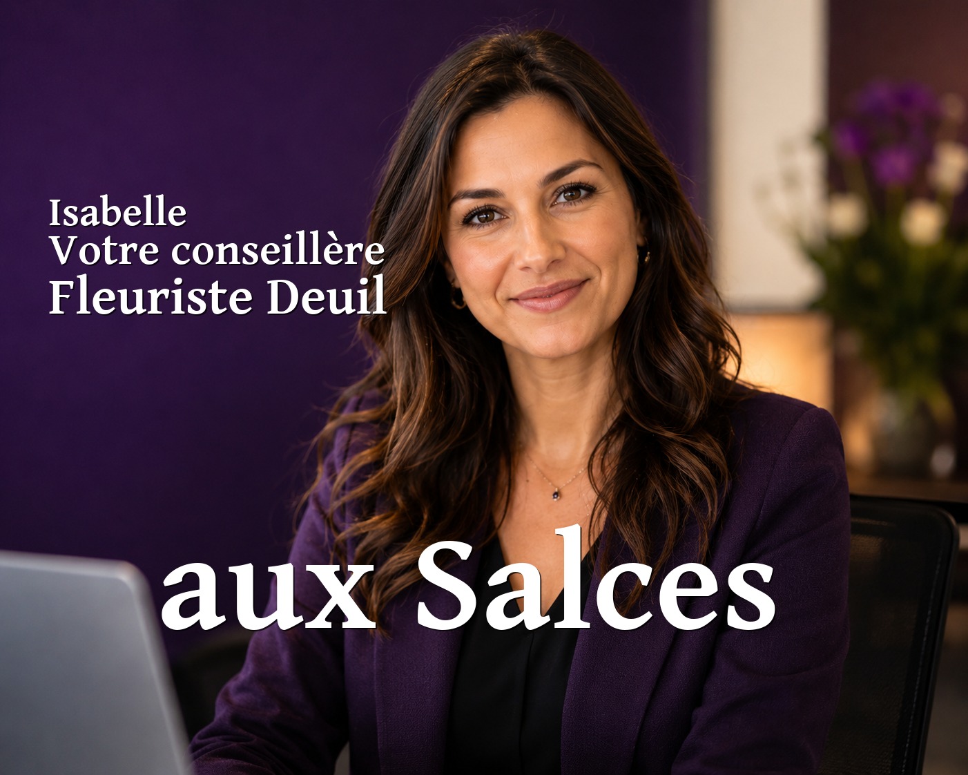 Isabelle, votre conseillère Fleuriste Deuil aux Salces