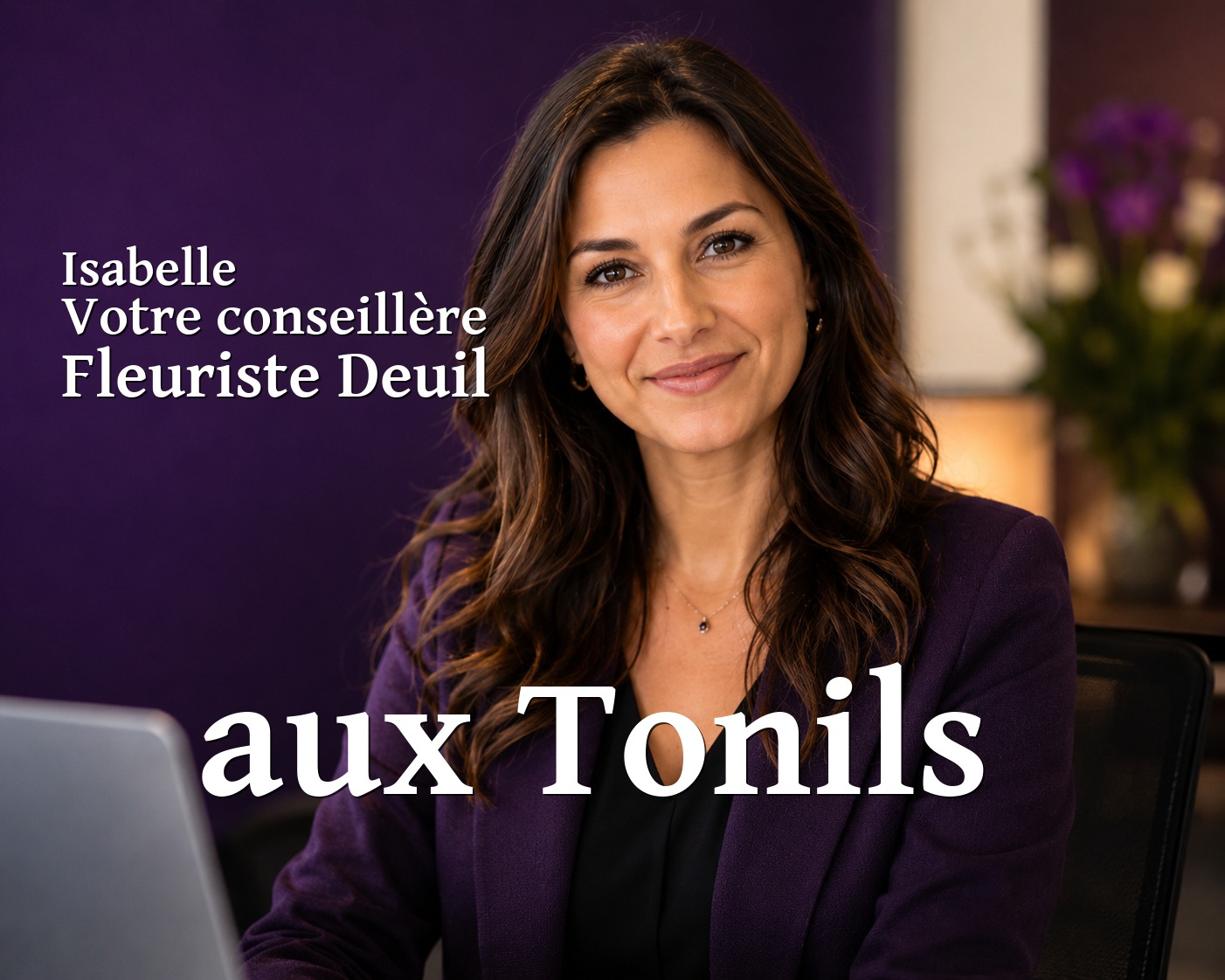 Isabelle, votre conseillère Fleuriste Deuil aux Tonils