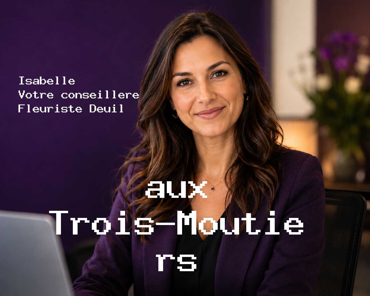 Isabelle, votre conseillère Fleuriste Deuil aux Trois-Moutiers