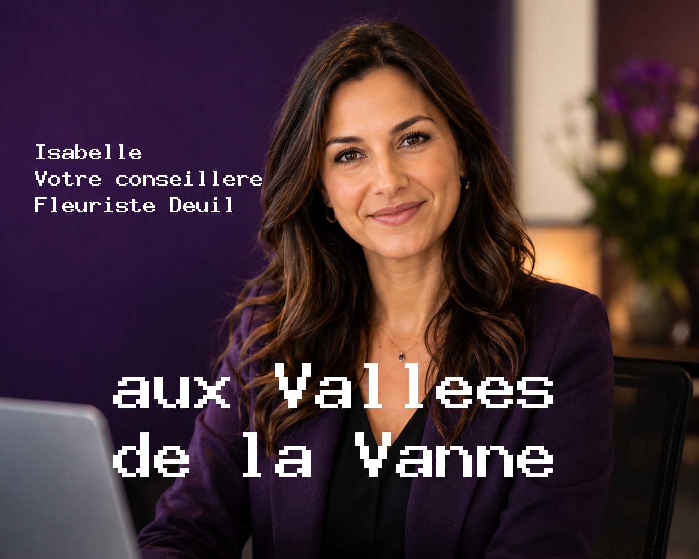 Isabelle, votre conseillère Fleuriste Deuil aux Vallées de la Vanne
