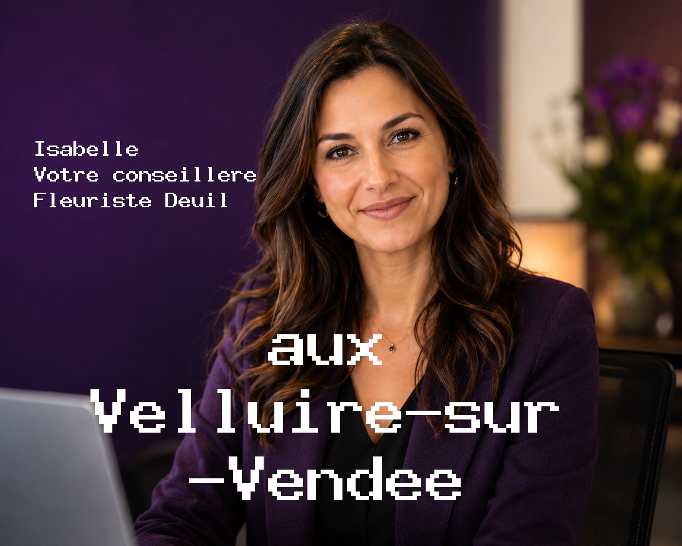 Isabelle, votre conseillère Fleuriste Deuil aux Velluire-sur-Vendée