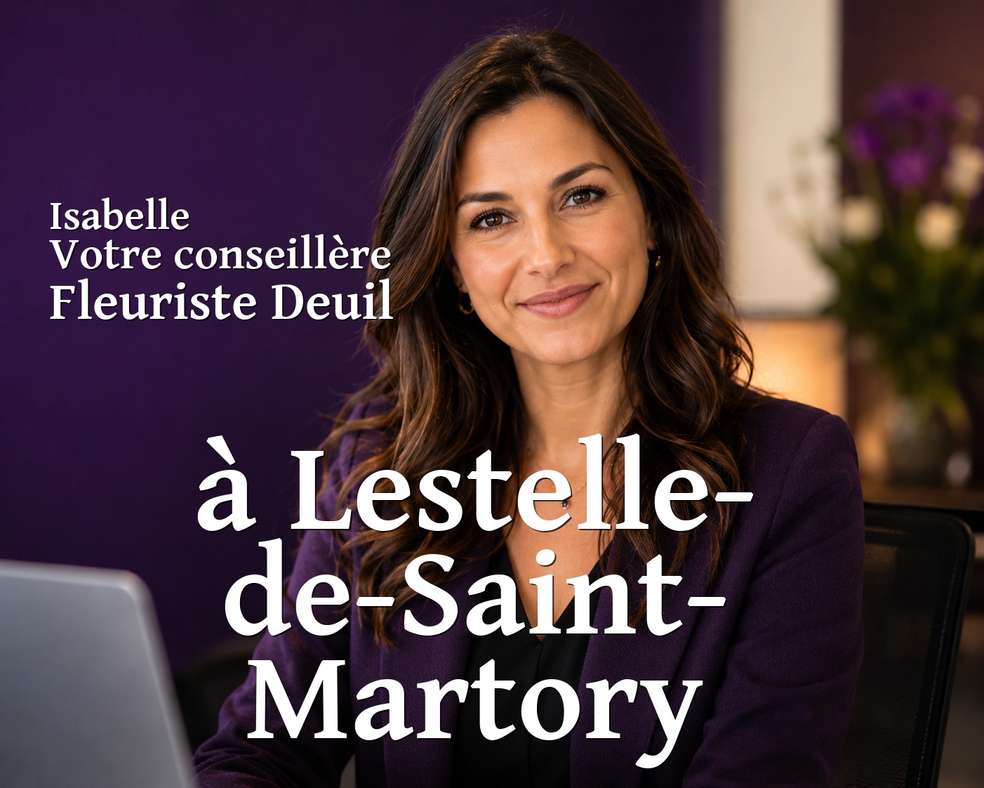 Isabelle, votre conseillère Fleuriste Deuil à Lestelle-de-Saint-Martory