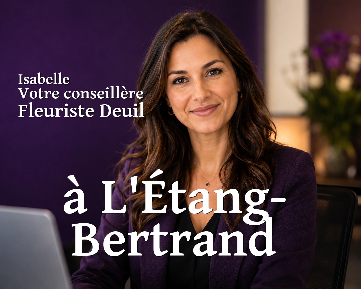 Isabelle, votre conseillère Fleuriste Deuil à L'Étang-Bertrand