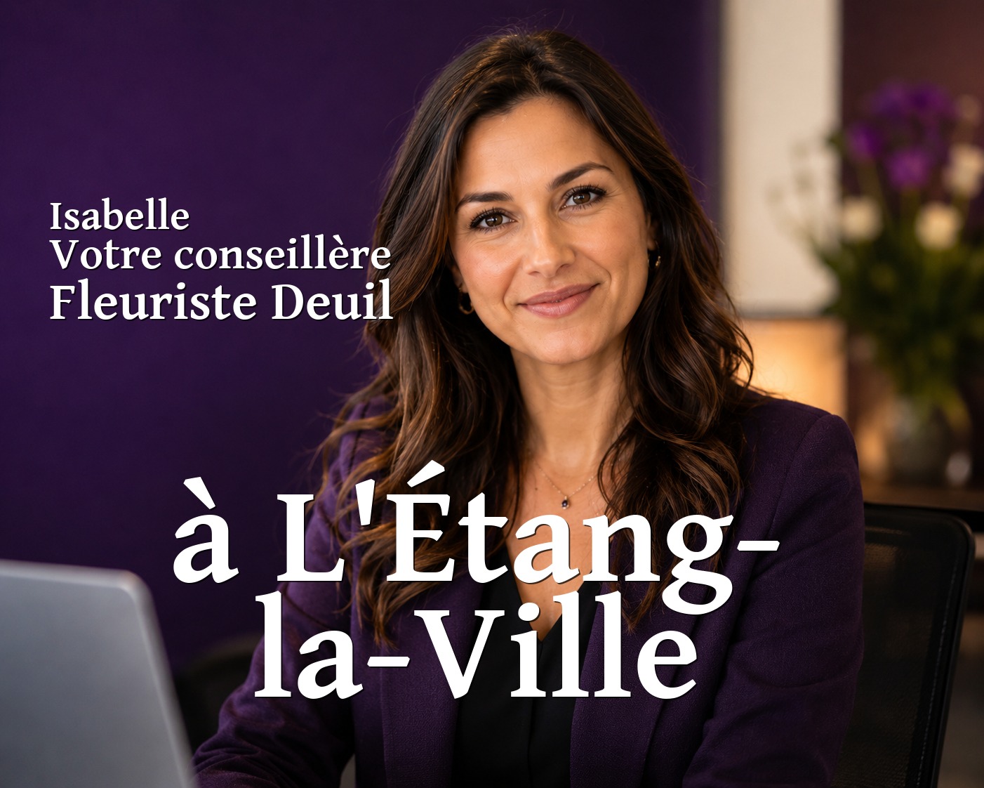 Isabelle, votre conseillère Fleuriste Deuil à L'Étang-la-Ville