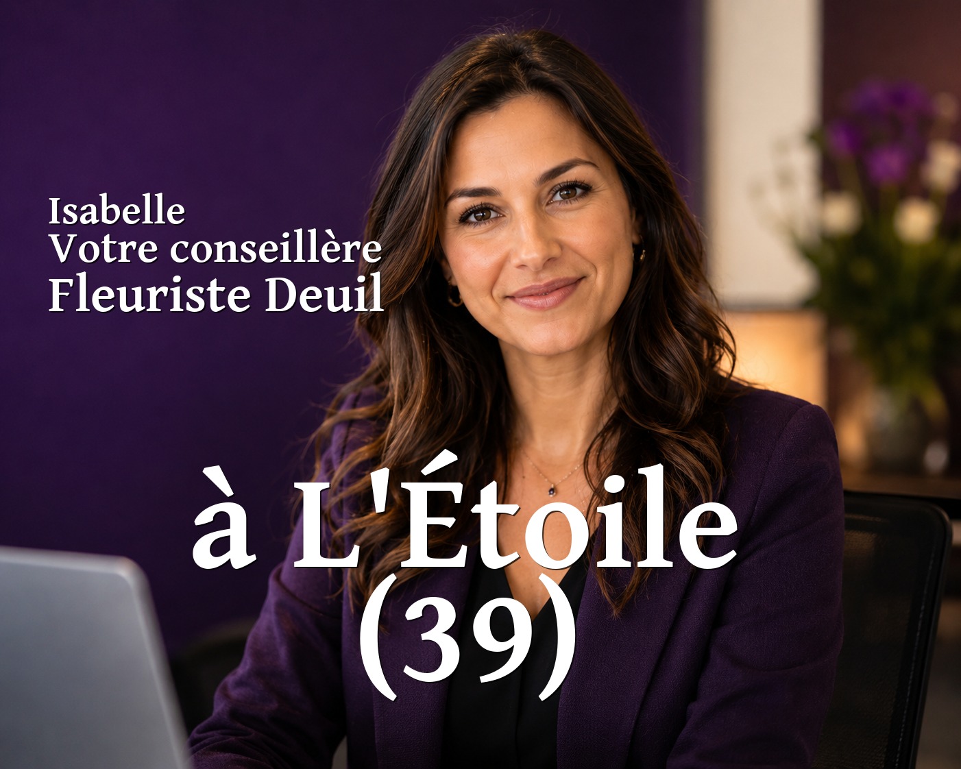 Isabelle, votre conseillère Fleuriste Deuil à L'Étoile (39)