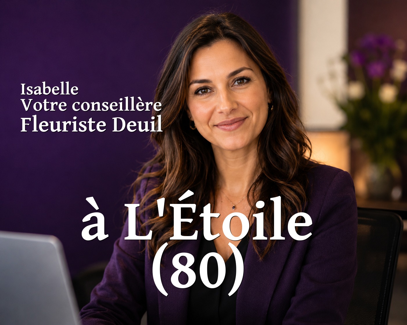Isabelle, votre conseillère Fleuriste Deuil à L'Étoile (80)
