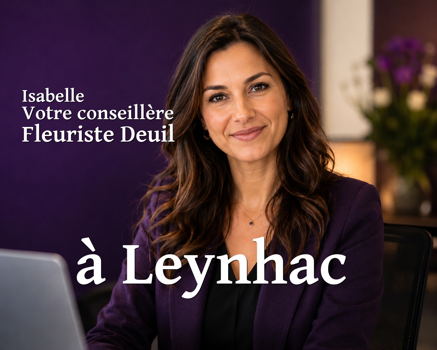 Isabelle, votre conseillère Fleuriste Deuil à Leynhac