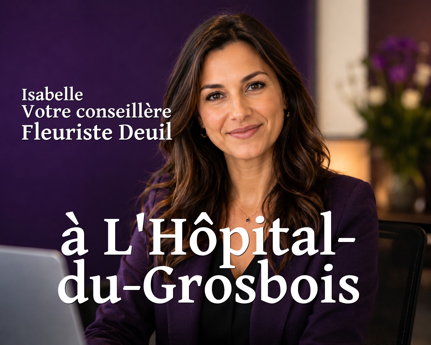 Isabelle, votre conseillère Fleuriste Deuil à L'Hôpital-du-Grosbois