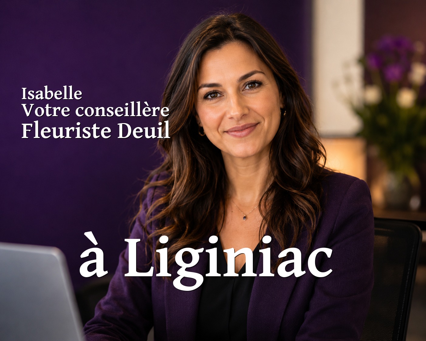 Isabelle, votre conseillère Fleuriste Deuil à Liginiac