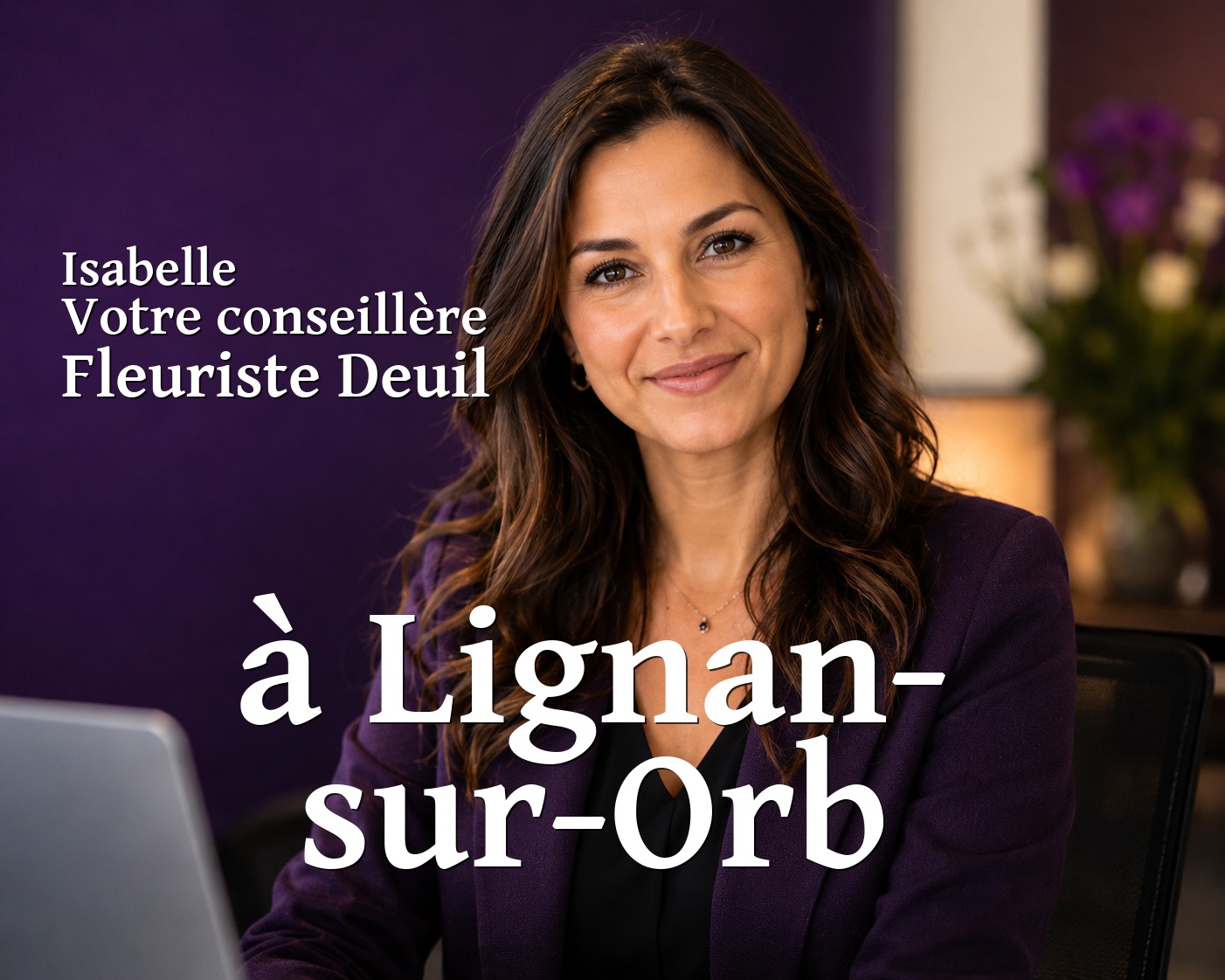 Isabelle, votre conseillère Fleuriste Deuil à Lignan-sur-Orb