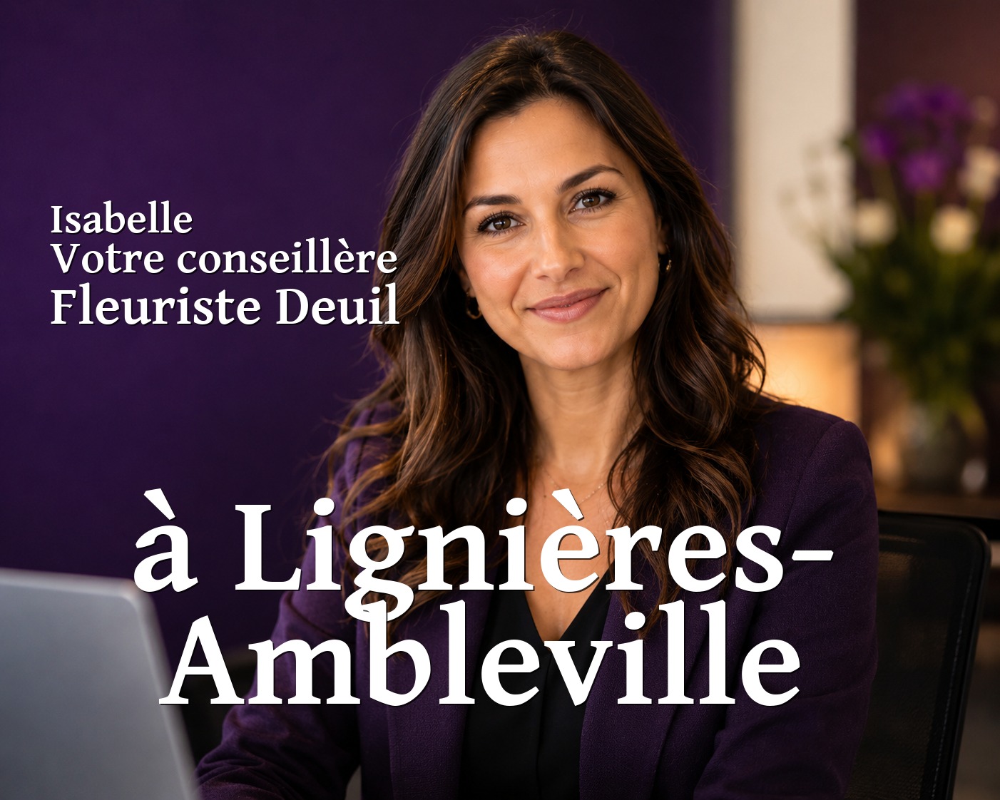 Isabelle, votre conseillère Fleuriste Deuil à Lignières-Ambleville