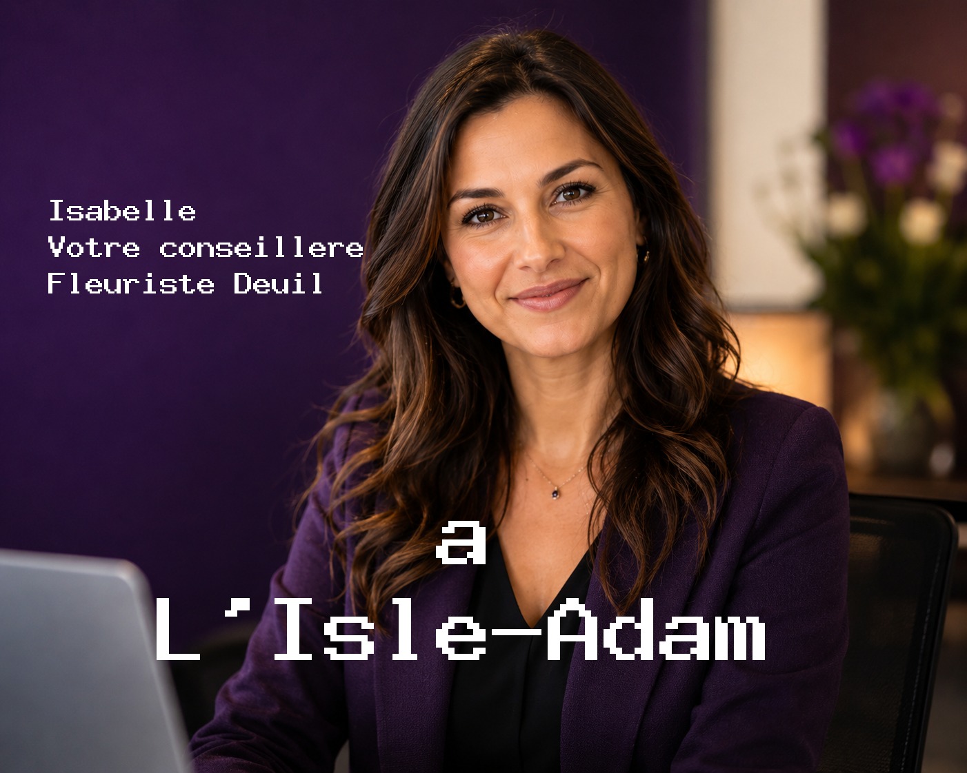 Isabelle, votre conseillère Fleuriste Deuil à L'Isle-Adam