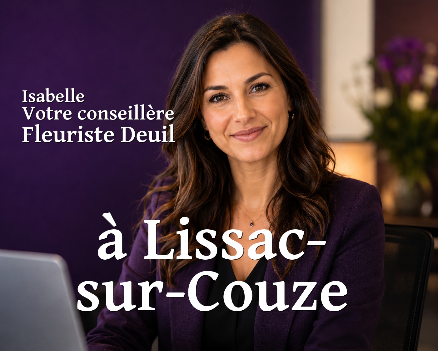 Isabelle, votre conseillère Fleuriste Deuil à Lissac-sur-Couze