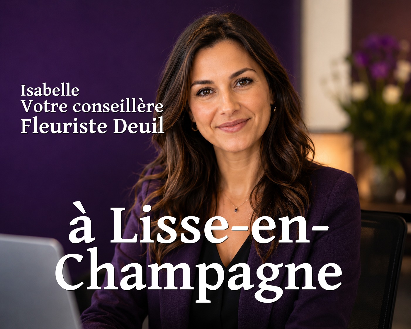 Isabelle, votre conseillère Fleuriste Deuil à Lisse-en-Champagne