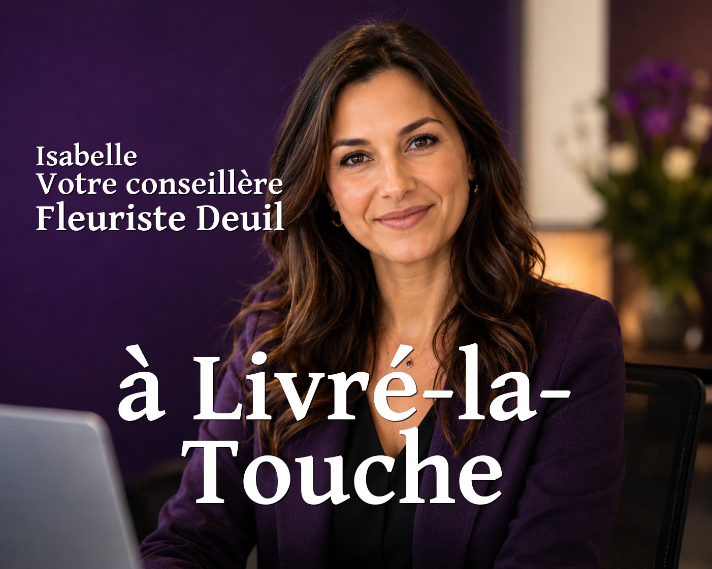 Isabelle, votre conseillère Fleuriste Deuil à Livré-la-Touche