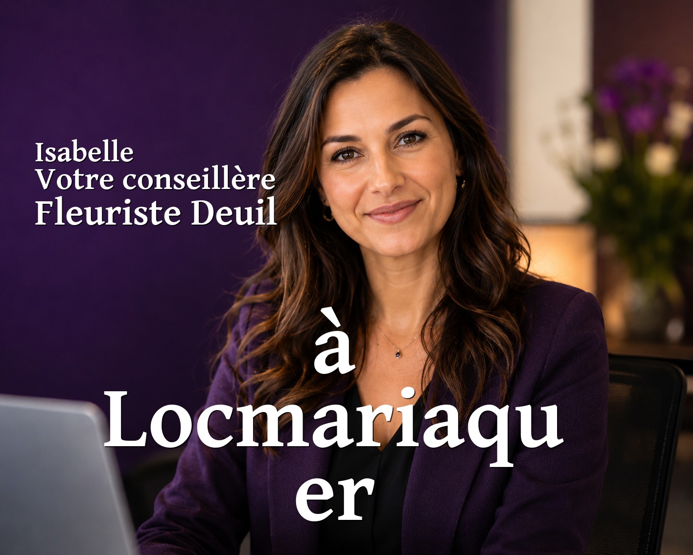 Isabelle, votre conseillère Fleuriste Deuil à Locmariaquer