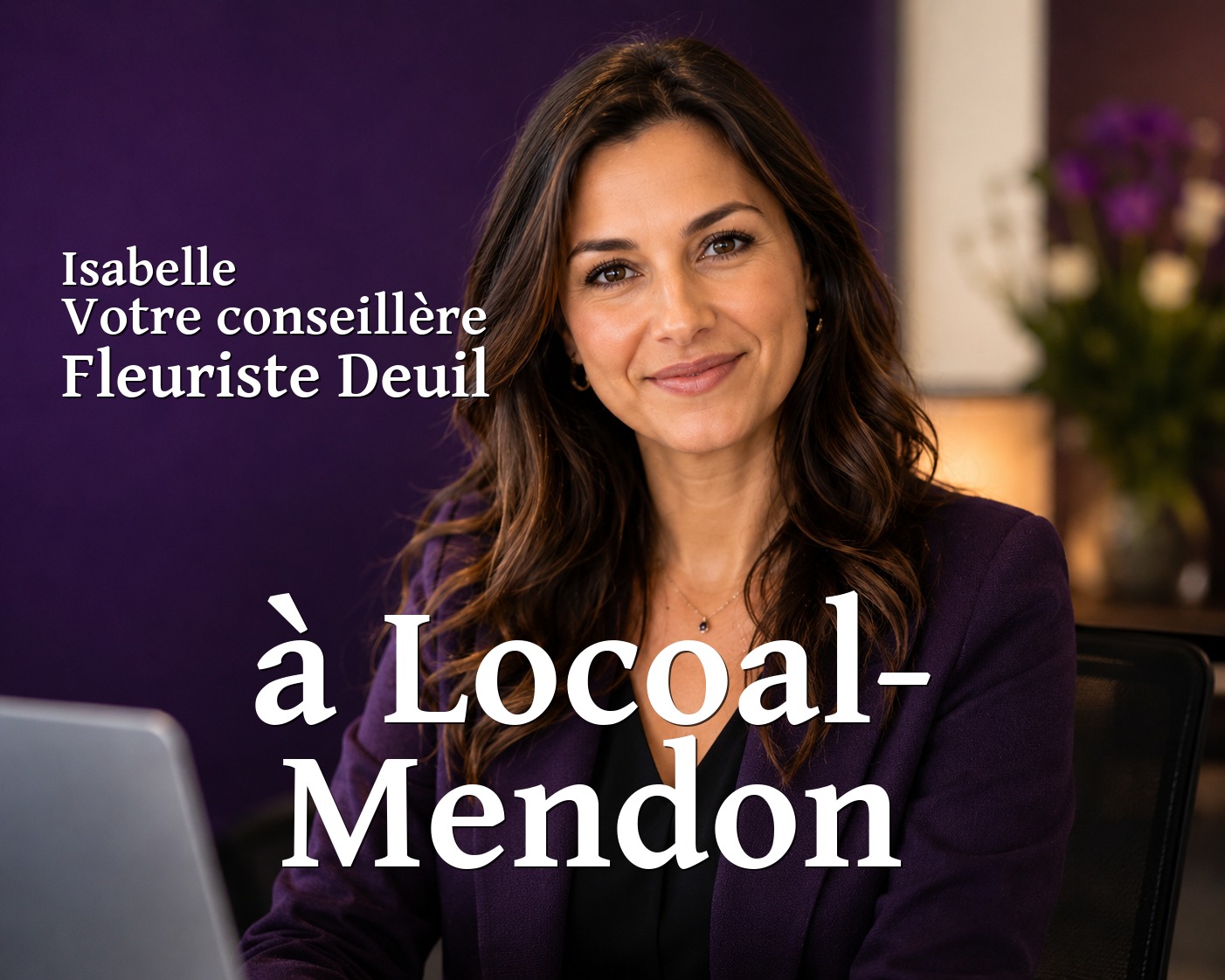 Isabelle, votre conseillère Fleuriste Deuil à Locoal-Mendon