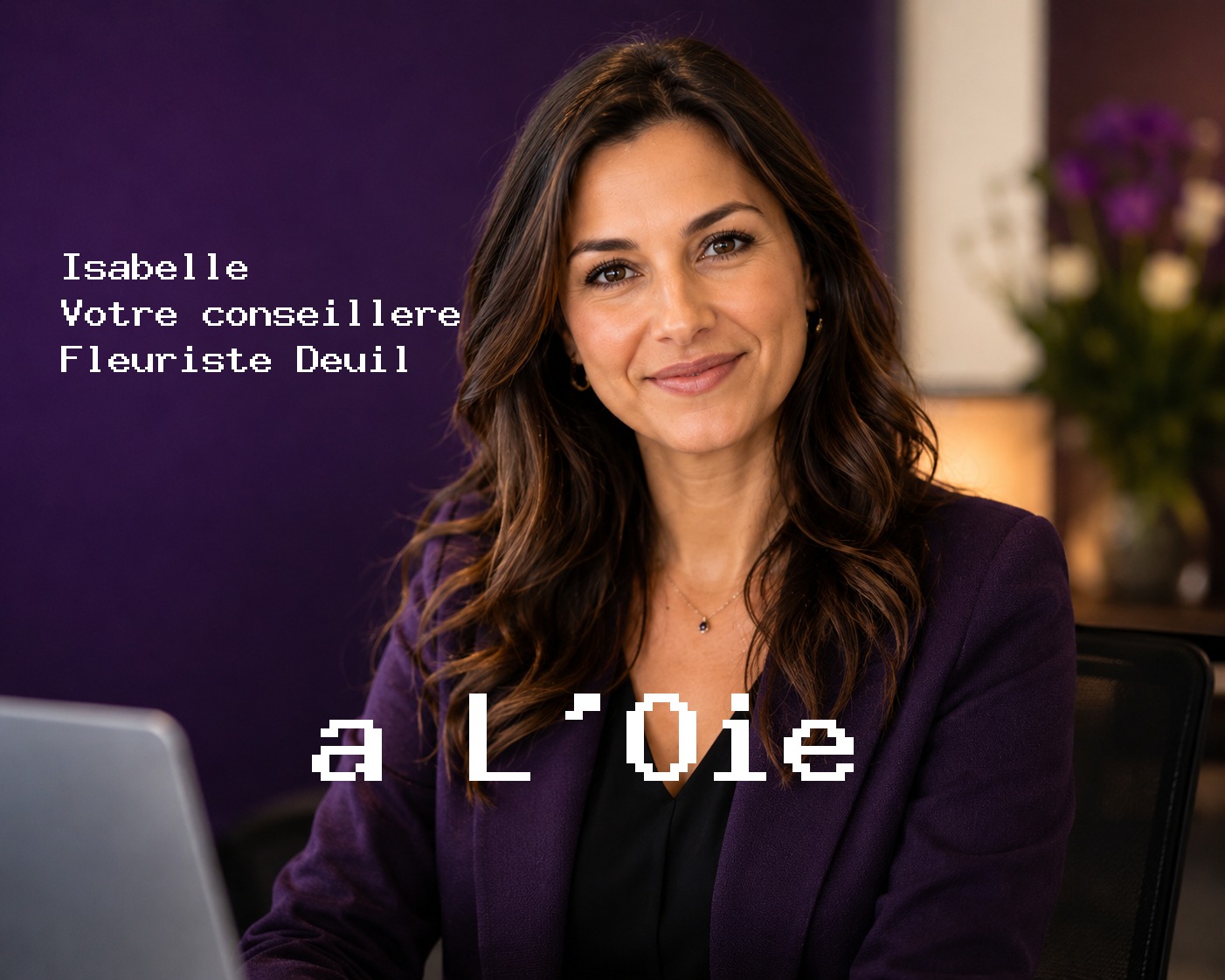 Isabelle, votre conseillère Fleuriste Deuil à L'Oie
