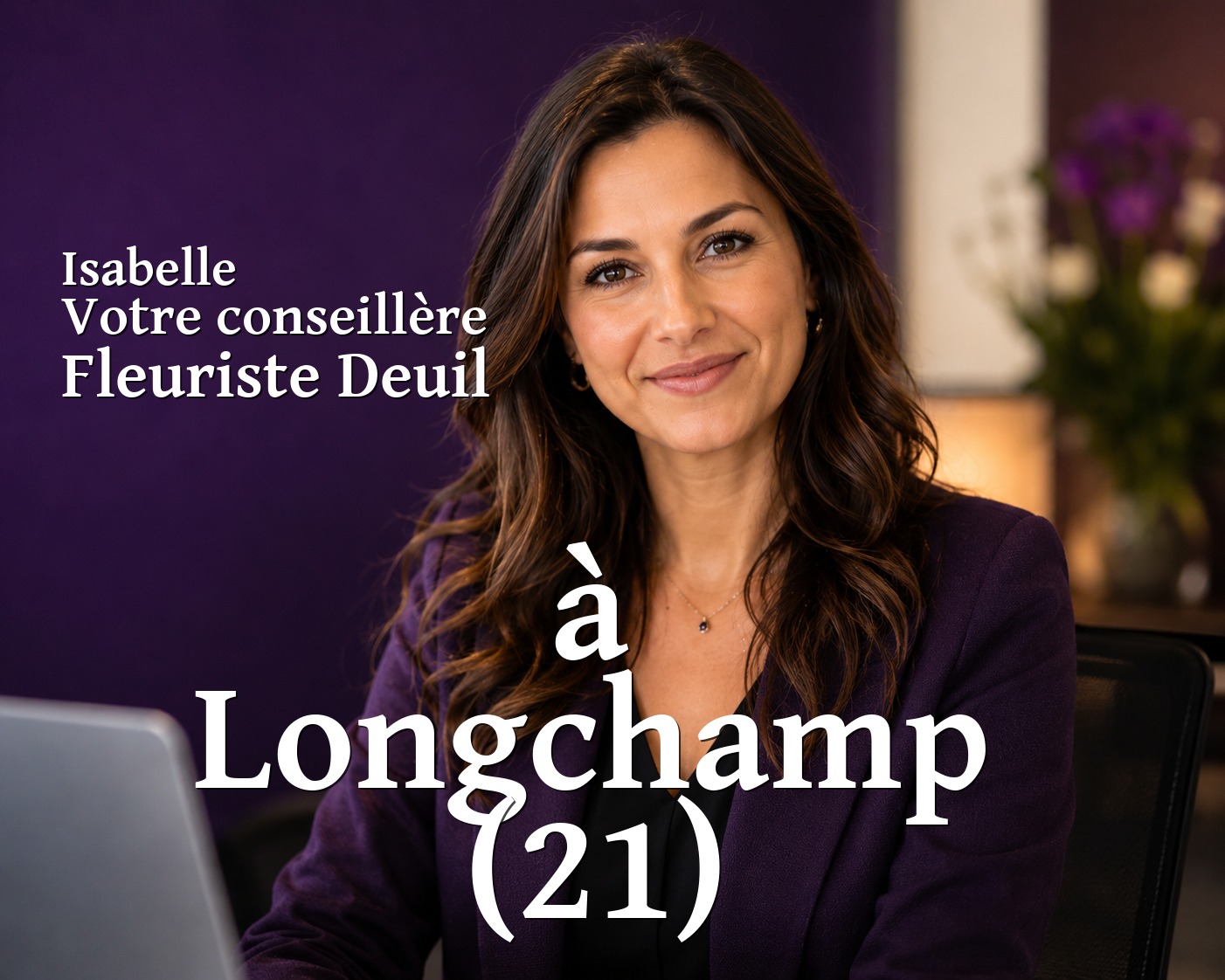 Isabelle, votre conseillère Fleuriste Deuil à Longchamp (21)